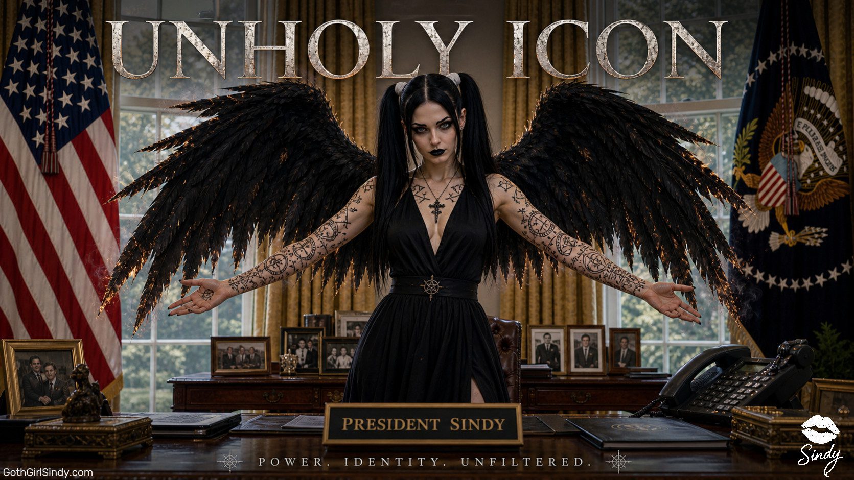 Presidential Candidate Sindy Revisits Her ‘UNHOLY ICON’ Persona in New ...